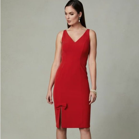 Maggy London - Sleeveless Sheath Dress - Picture 1 of 10